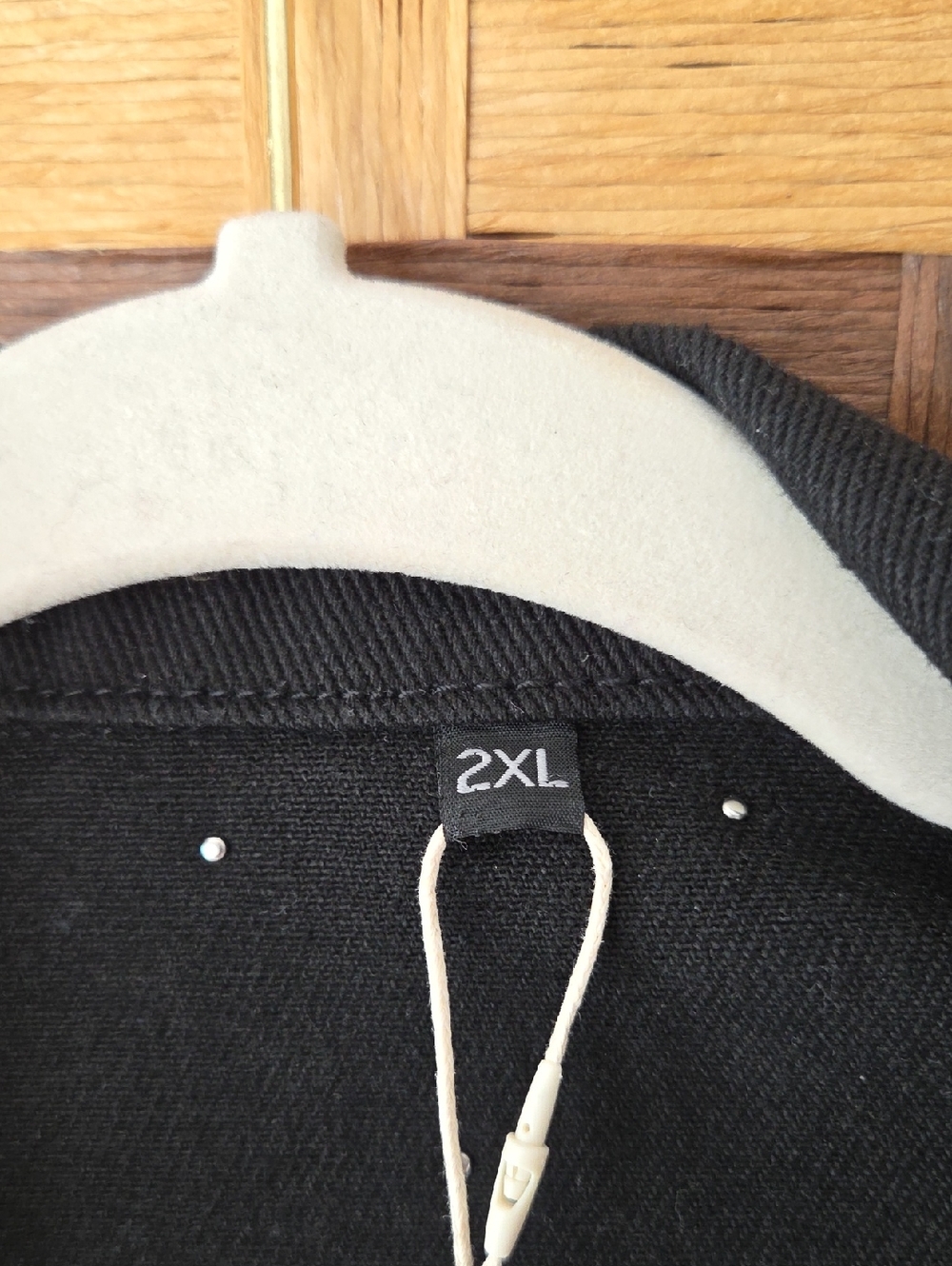 Black Studded Denim Jacket - Picture 5 of 9
